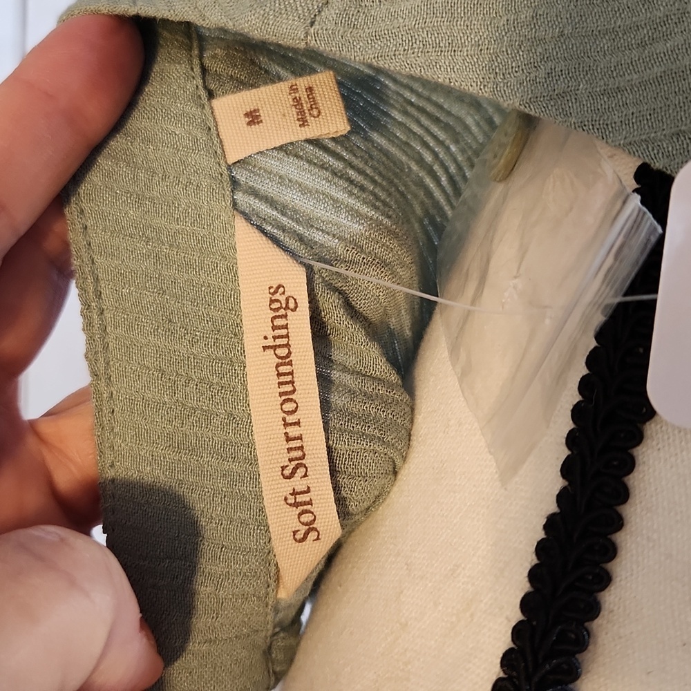 NWT Soft Surroundings women's Oceo gueze tunic - Picture 7 of 9